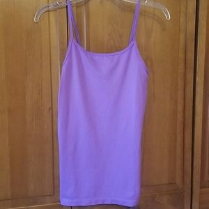 Lebody purple stretch super-soft cami tank